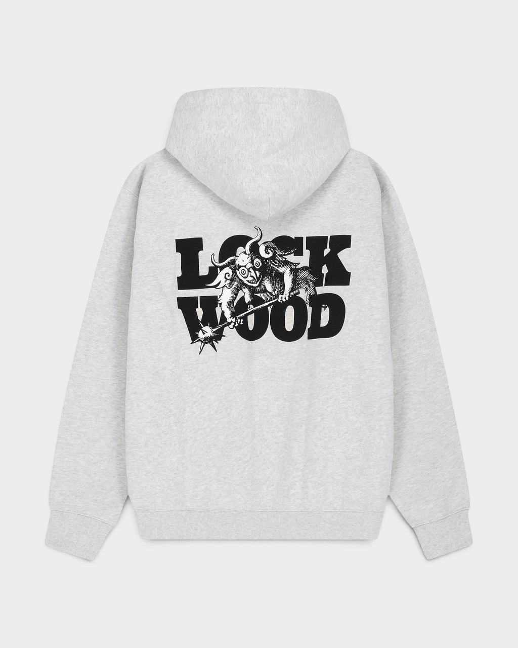 Lockwood Devil Hoodie - Grey Melange