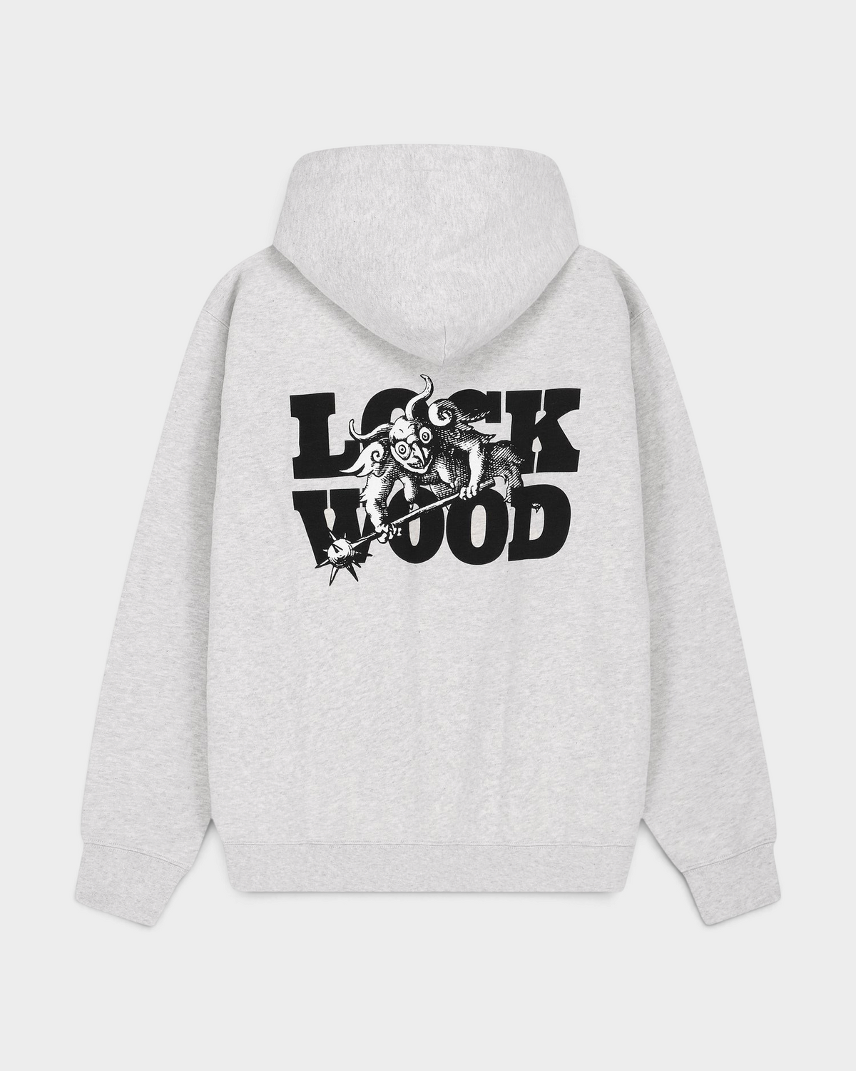 Lockwood Devil Hoodie - Grey Melange