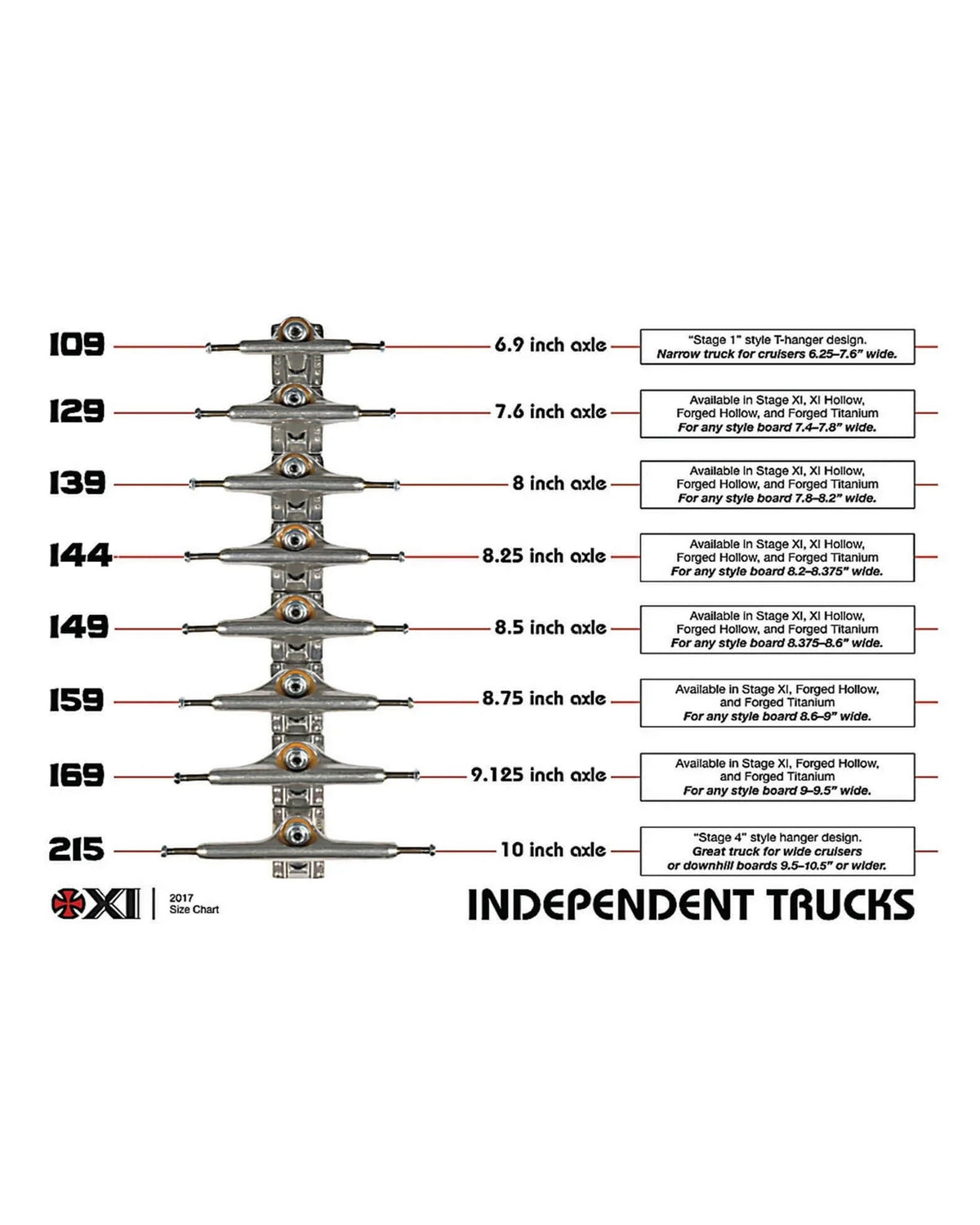Independent Truck Stage XI Polished Silver