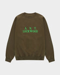 Lockwood Initials Antwerp Crewneck Sweatshirt - Army Green