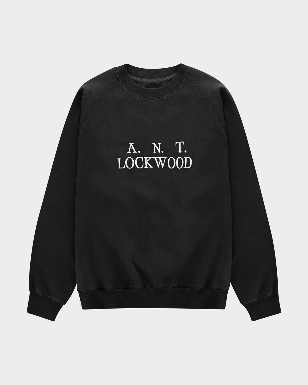 Lockwood Initials Antwerp Crewneck Sweatshirt - Black