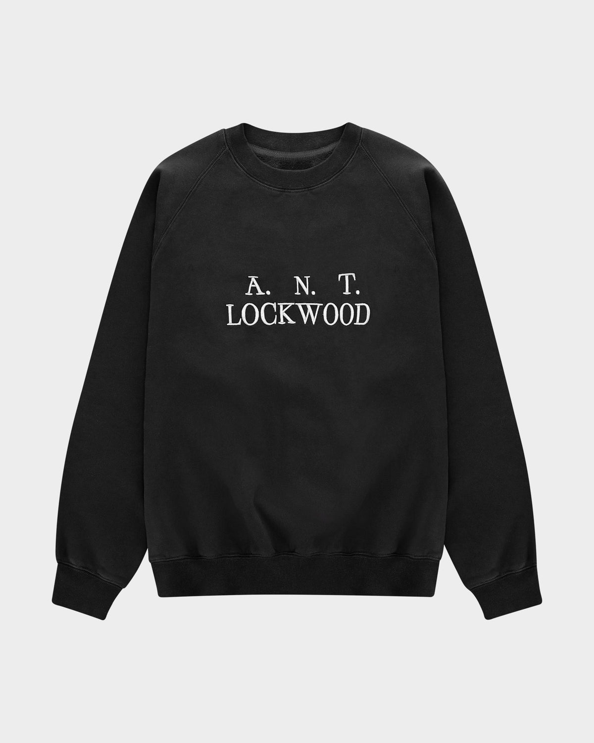 Lockwood Initials Antwerp Crewneck Sweatshirt - Black
