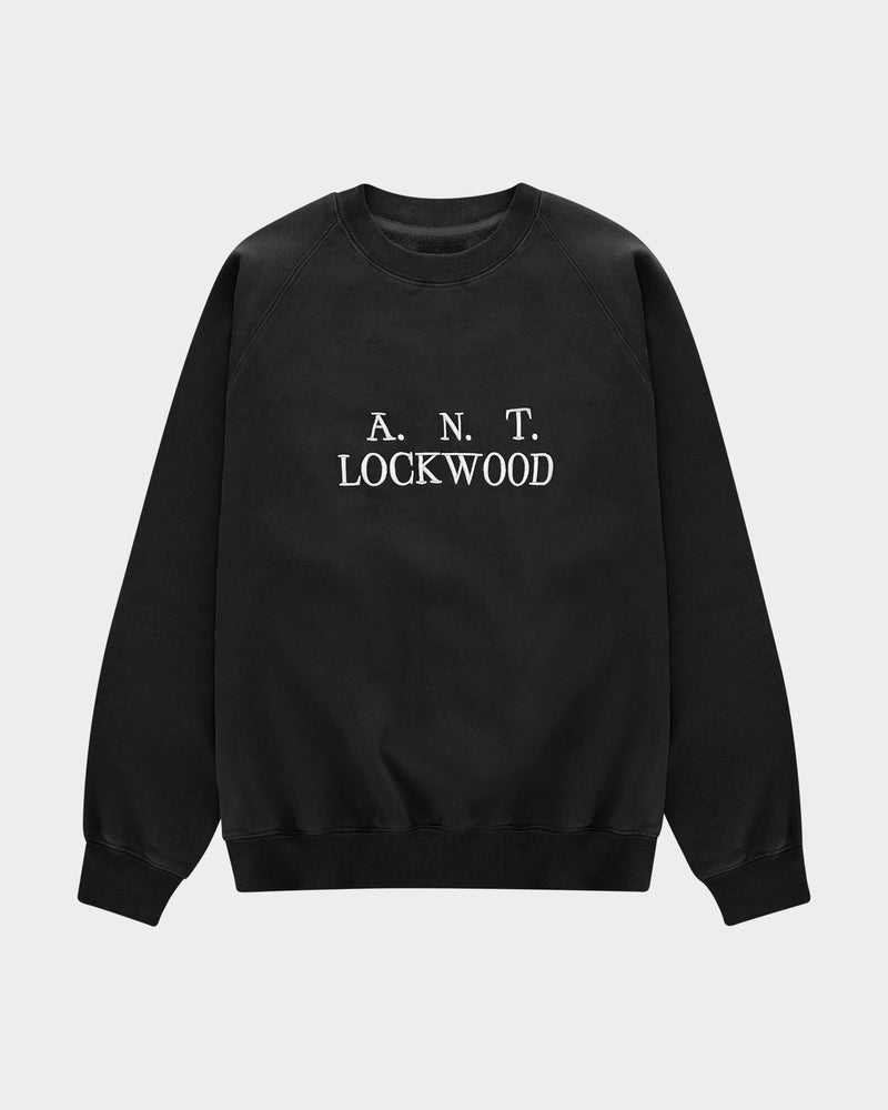 Lockwood Initials Antwerp Crewneck Sweatshirt - Black