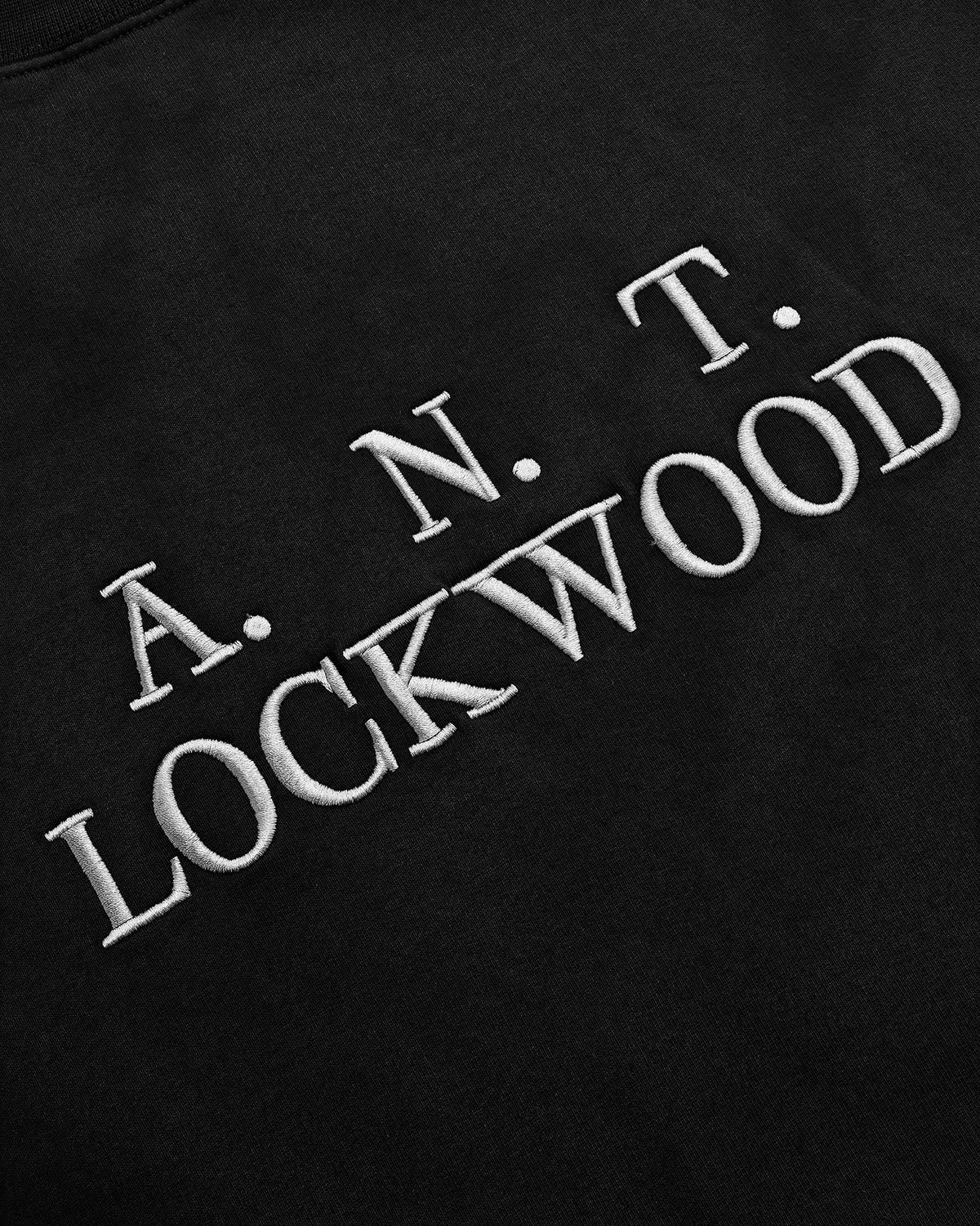 Lockwood Initials Antwerp Crewneck Sweatshirt - Black