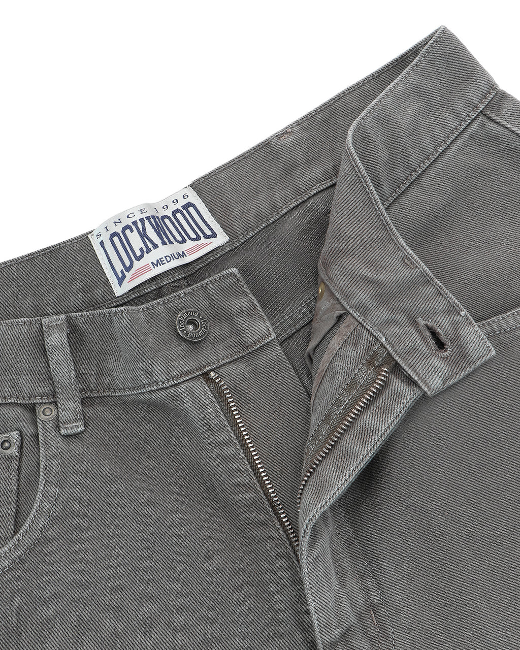 Lockwood Straight Baggy Jeans - Grey