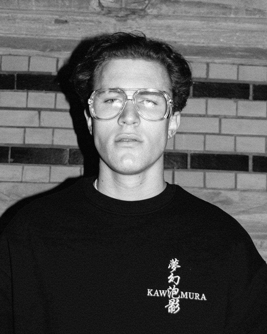 Kawamura Hōyō Crewneck Sweatshirt - Sweatshirt-Black