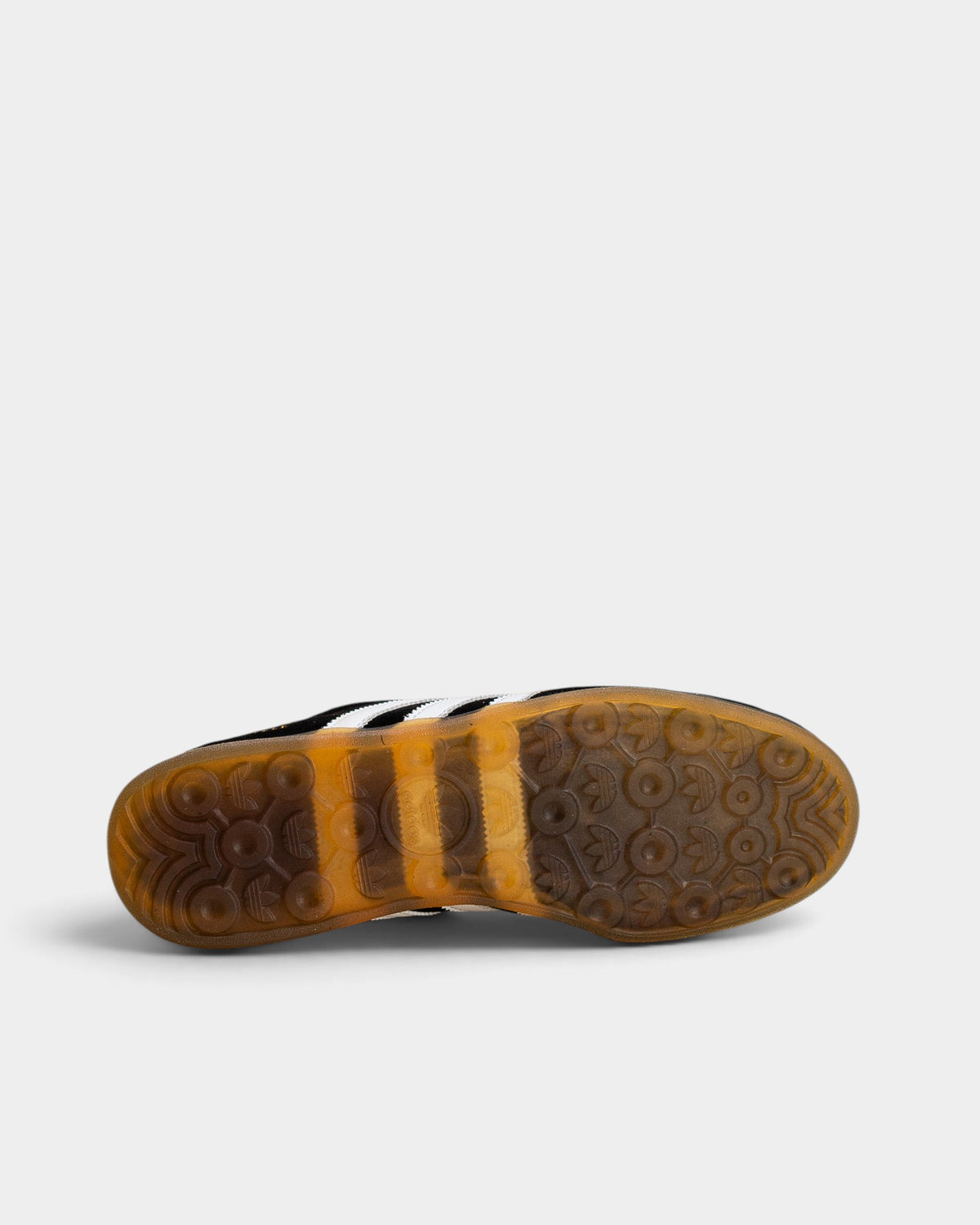 Lockwood Avenue adidas Gazelle Lo Pro W shoe showing the low-profile gum rubber outsole with circular tread pattern