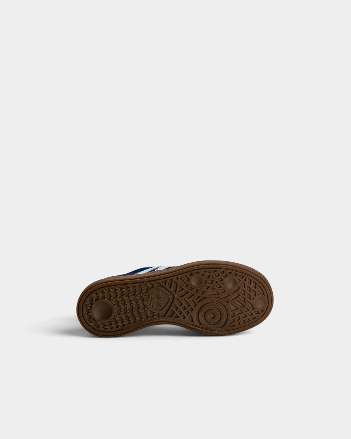 Lockwood Avenue adidas Handball Spezial junior sneakers featuring a brown gum rubber outsole with textured grip