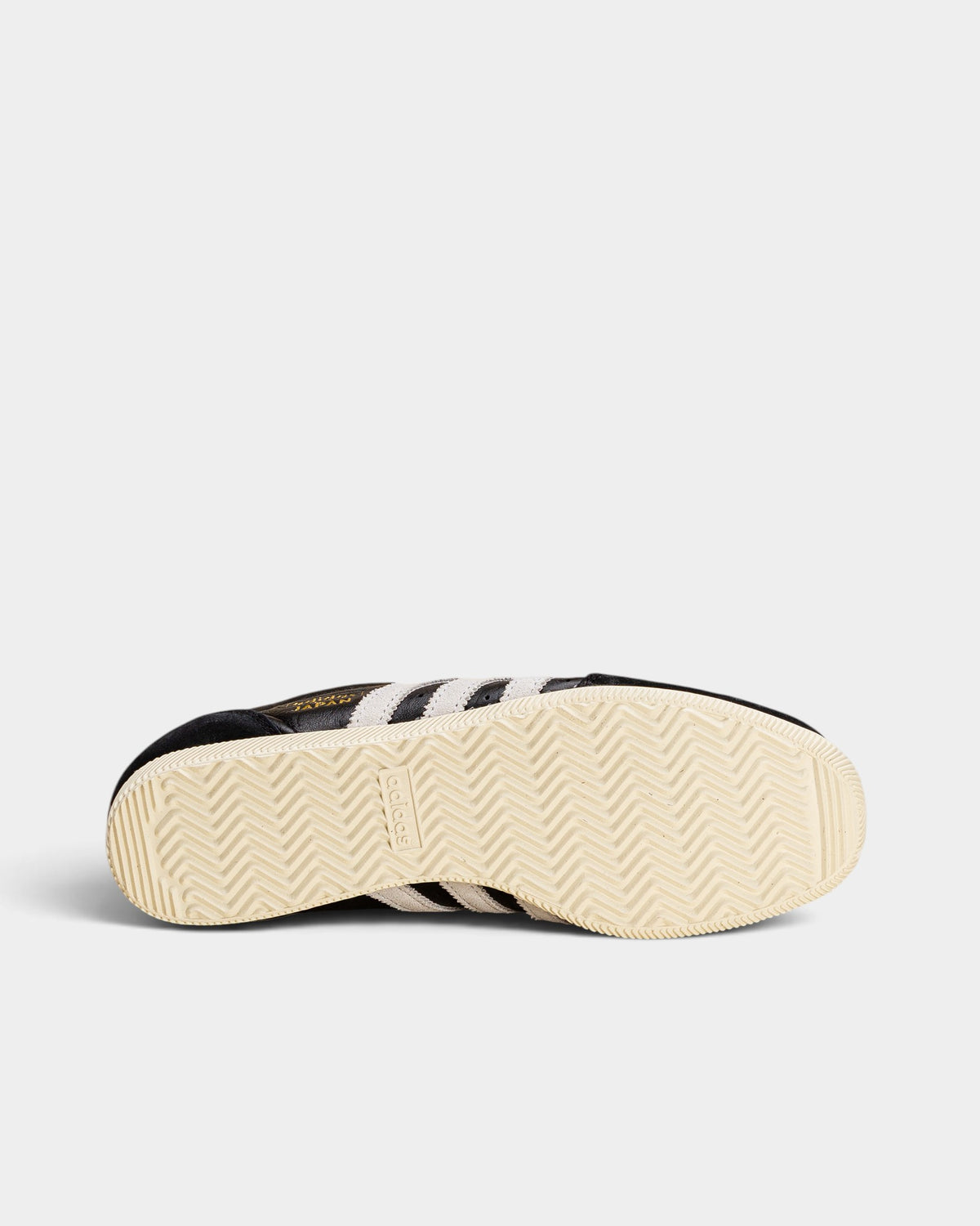 Lockwood Avenue adidas Japan W sneaker showing the cream rubber outsole with a herringbone tread pattern