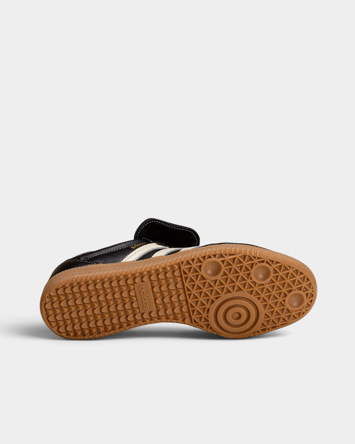Lockwood Avenue adidas Samba LT W sneakers in core black leather with a gum rubber sole and folded long tongue