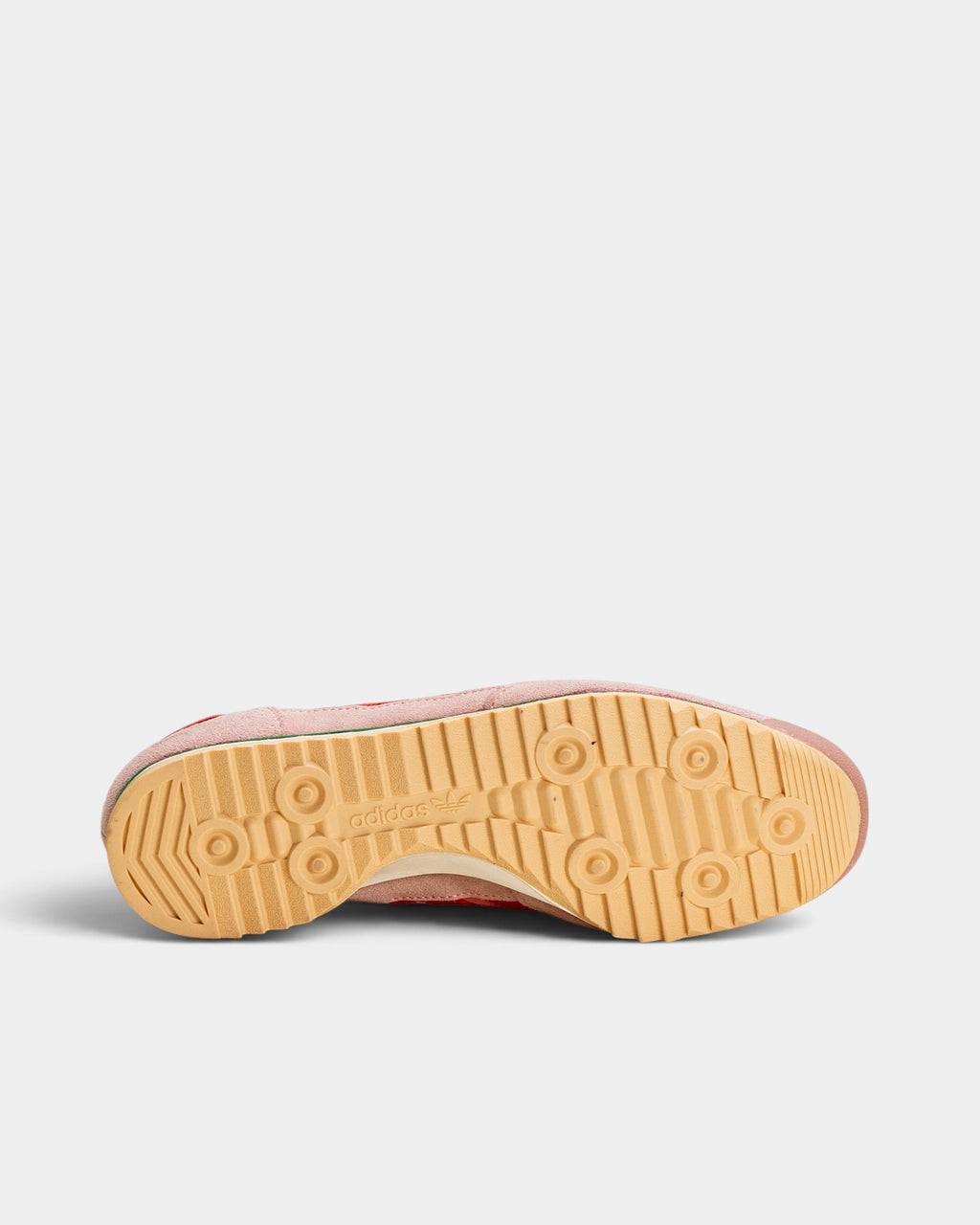 Lockwood Avenue adidas SL 72 OG women's sneaker showing the textured rubber outsole in a light tan gum colour.
