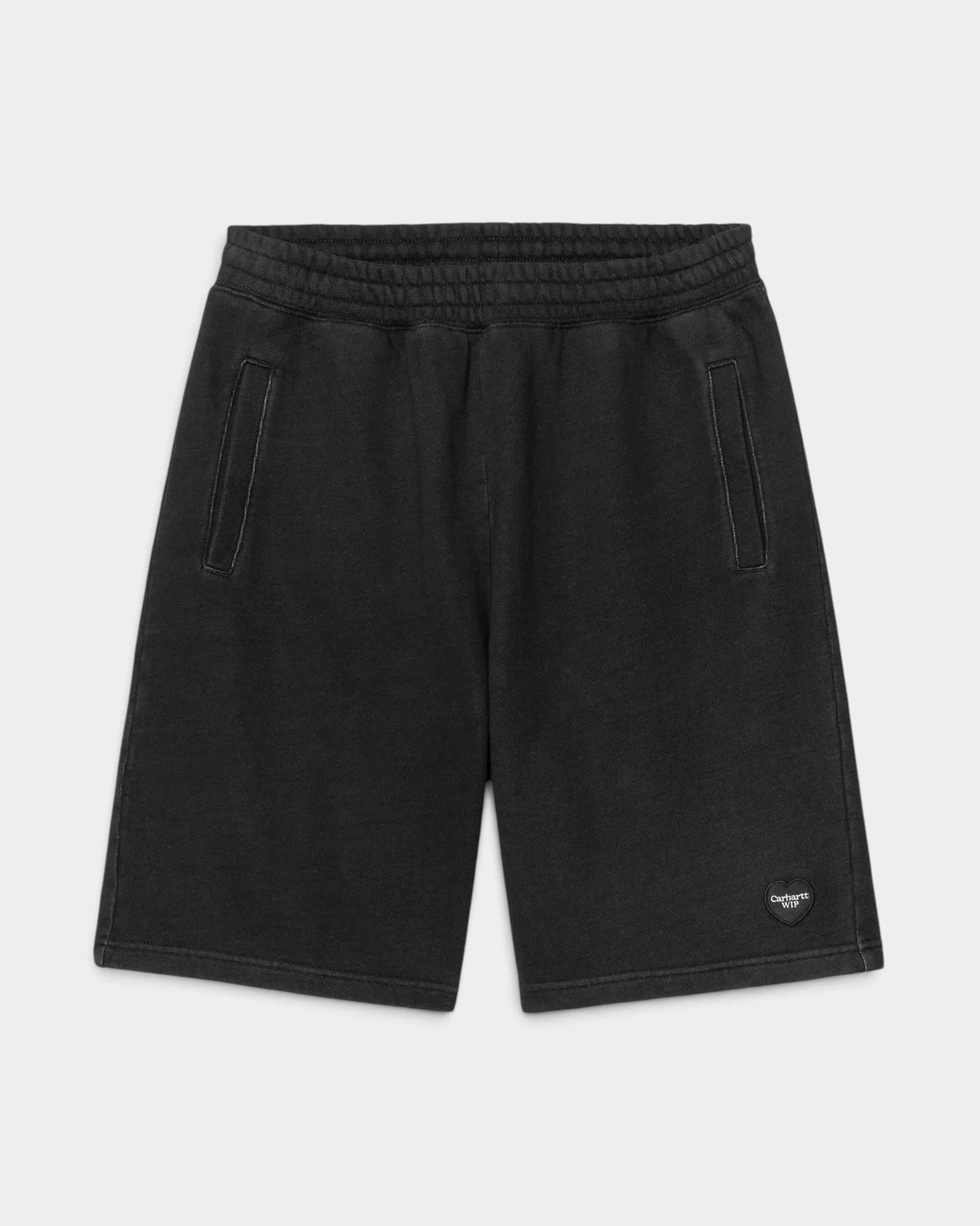 Lockwood Avenue Carhartt Ingo black loose-fit cotton sweat shorts with elasticated drawstring waist and side pockets