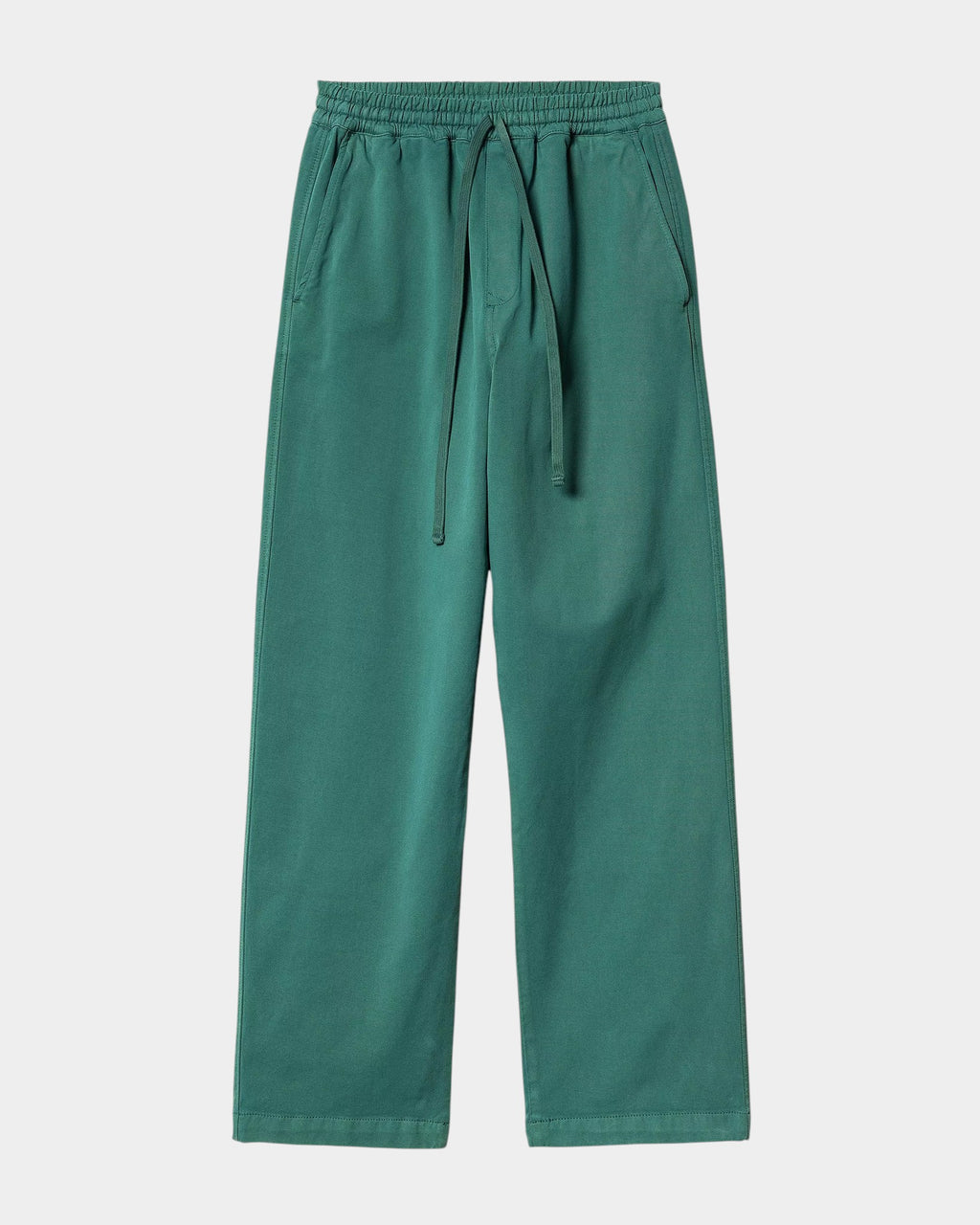 Lockwood Avenue Carhartt Floyde relaxed fit green drawstring pants in garment-dyed stretch twill fabric