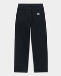 Lockwood Avenue Carhartt Landon loose tapered jeans in dark stone-washed midnight denim with back square label