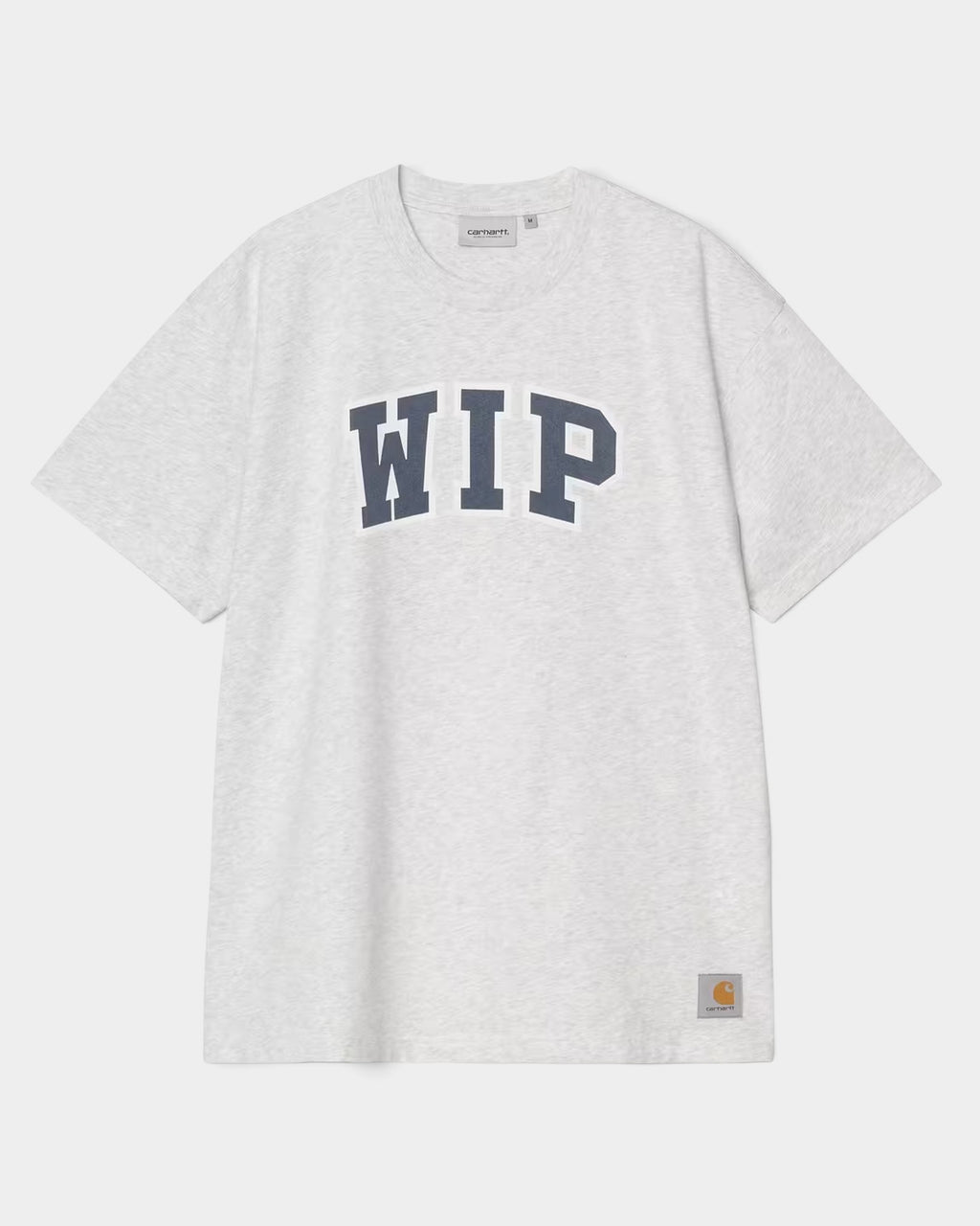 Lockwood Avenue Carhartt WIP III loose fit grey stone-washed organic cotton t-shirt with chest graphic print
