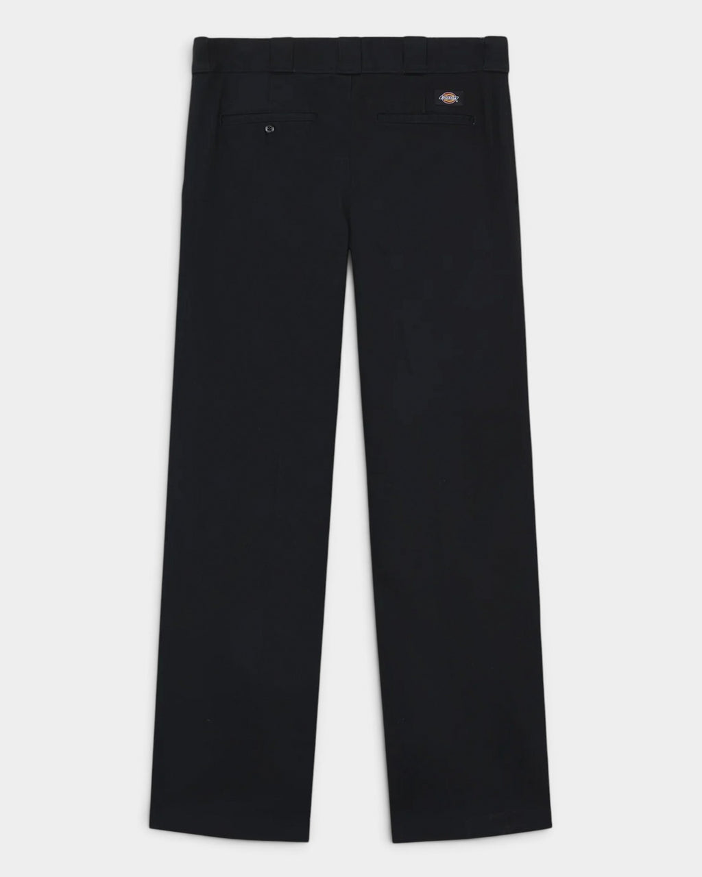 Lockwood Avenue Dickies 247 regular black cotton twill work pants with back welt pockets and woven brand label