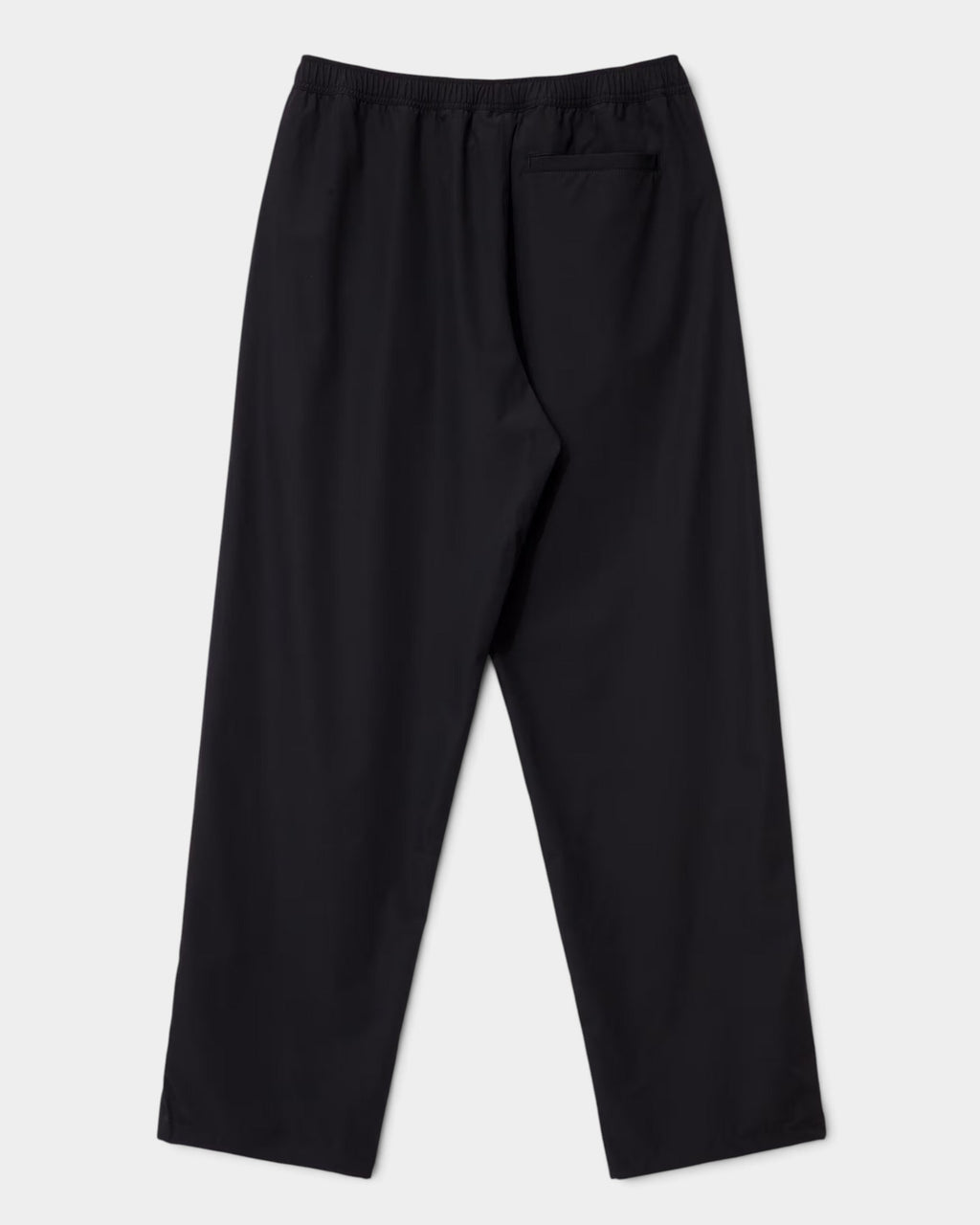 Lockwood Avenue Dime Athletic black technical zip sweatpants with back welt pocket and elastic waistband