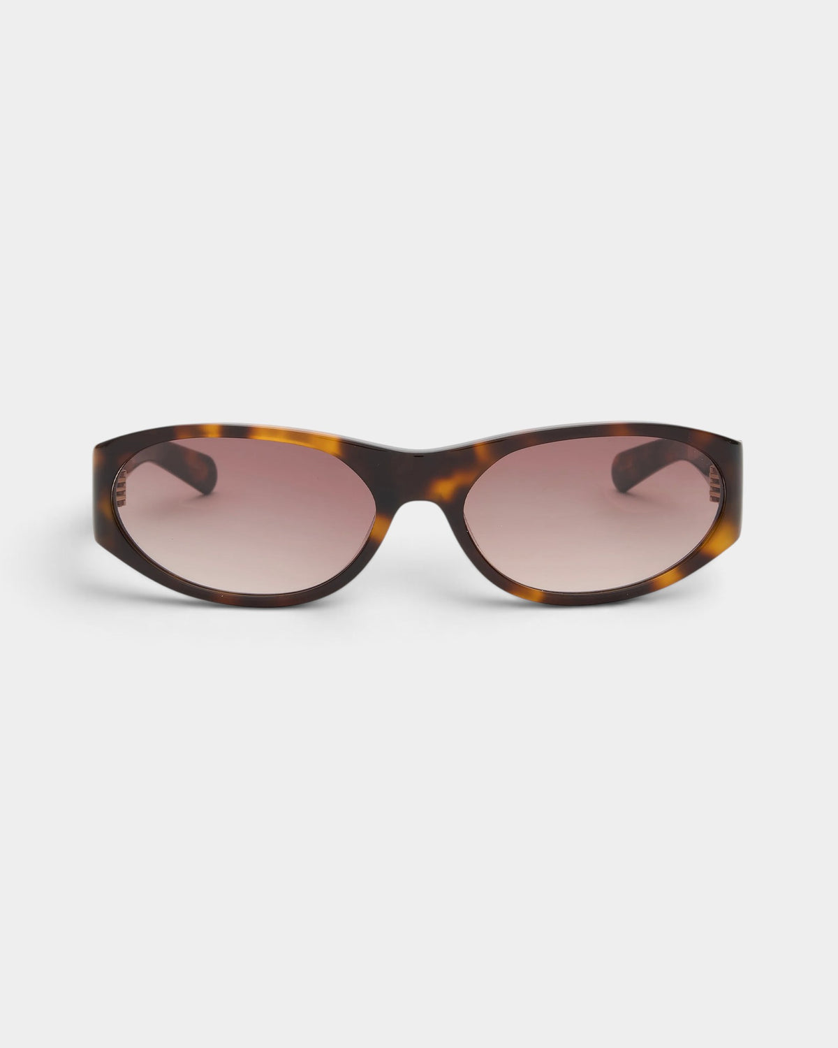 Lockwood Avenue Flatlist Eddie Kyu sunglasses with dark tortoise Italian acetate frames and brown gradient lenses.