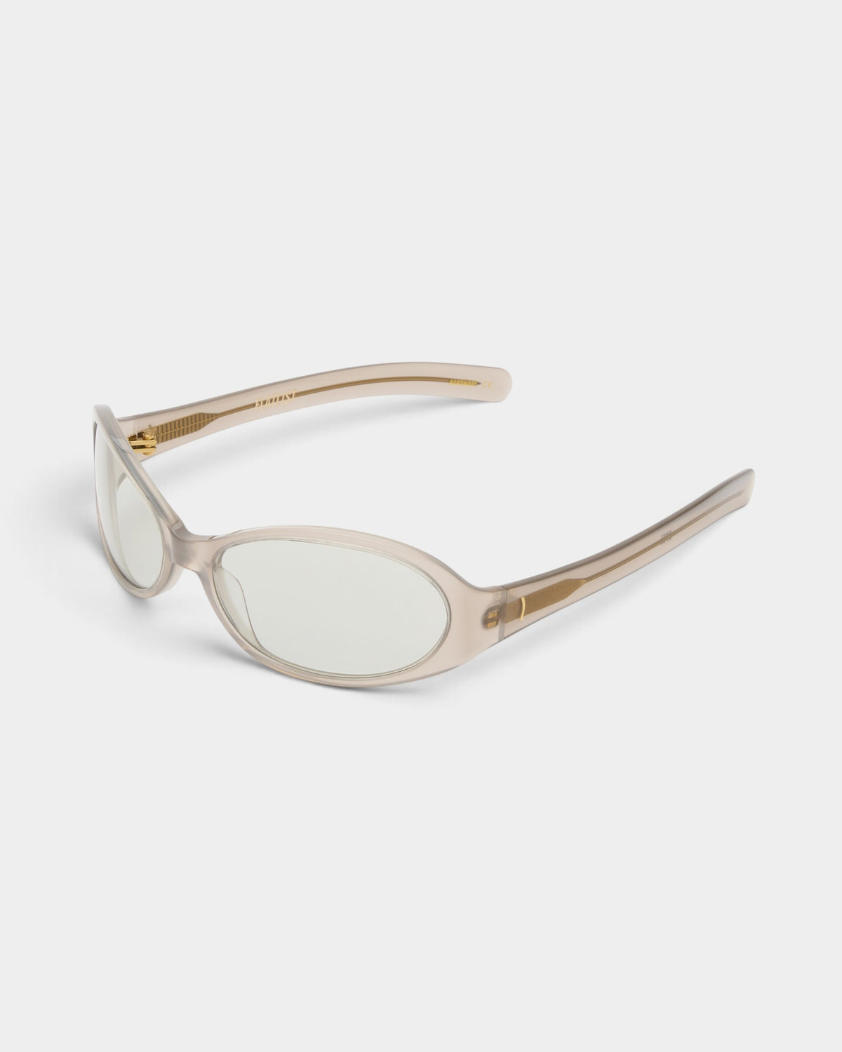 Lockwood Avenue Flatlist Opel sunglasses featuring gray Italian acetate frames and smoke-tinted Carl Zeiss lenses.