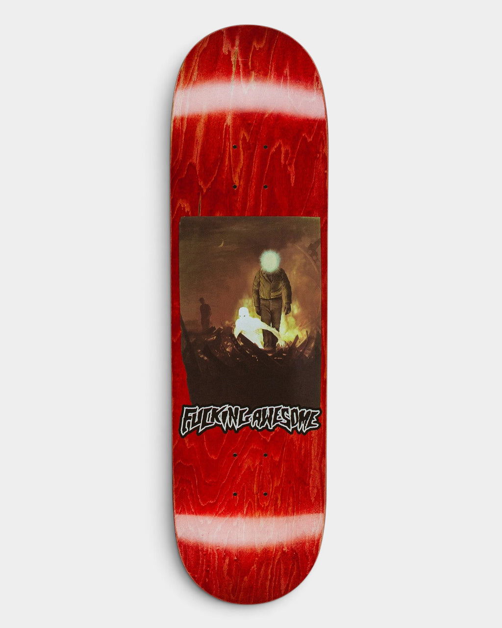 Lockwood Avenue Fucking Awesome Aidan Mackey Enlightenment 8.38 inch skateboard deck with red maple wood finish