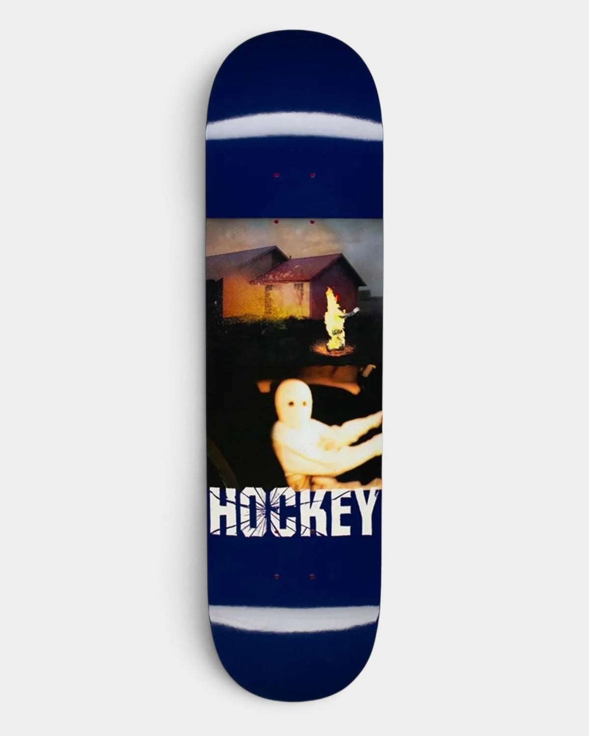 Lockwood Avenue Hockey John Fitzgerald Windows Up 8.38 inch skateboard deck with cinematic dark graphic