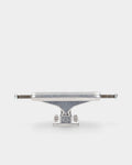 Lockwood Avenue Independent Stage 11 hollow silver aluminum skateboard truck with hollow chromoly axle and kingpin.