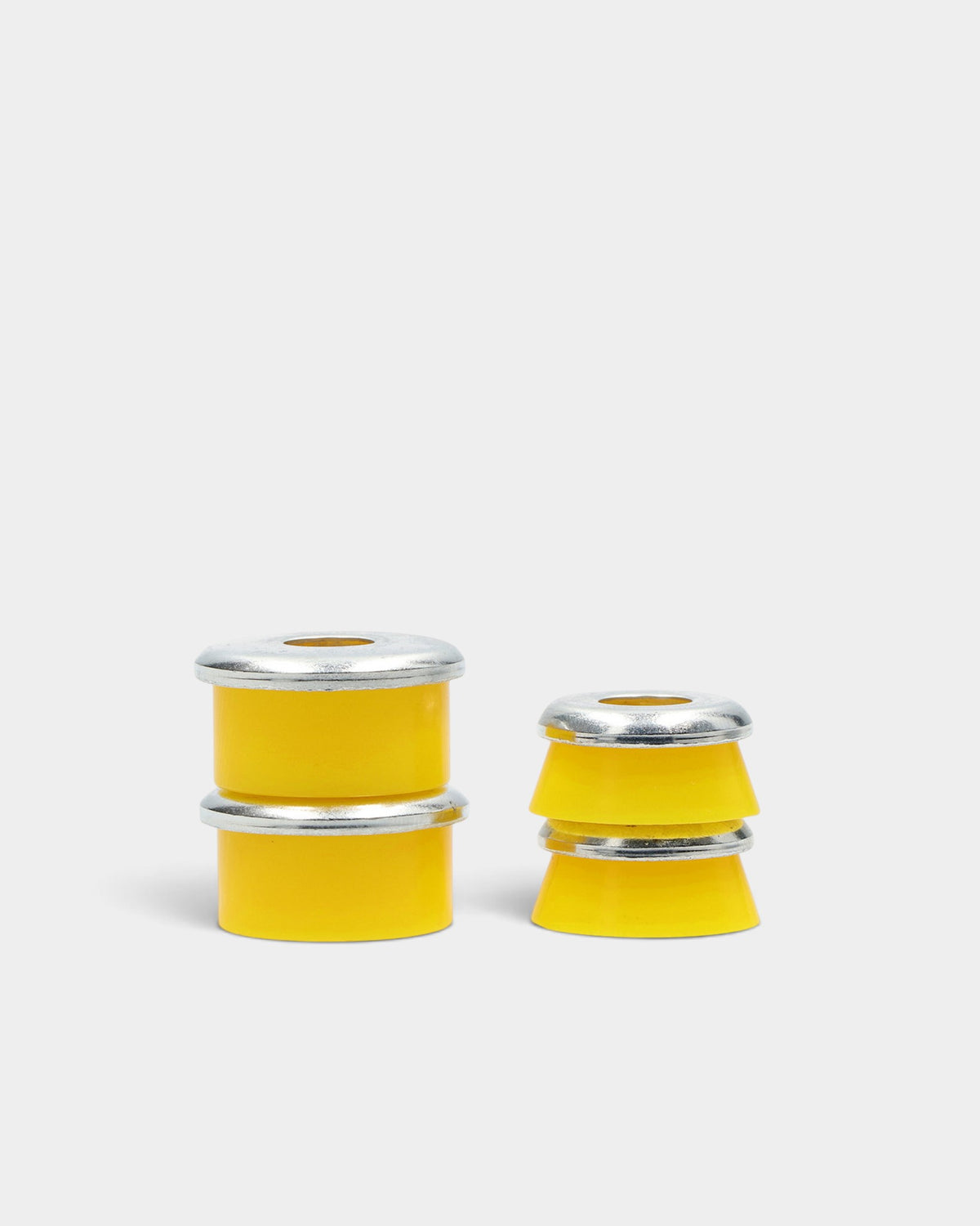 Lockwood Avenue Independent 96a super hard yellow urethane skateboard truck bushings with metal washers