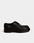 Lockwood Avenue Kleman Padror G VTG black grained vegetable-tanned leather derby shoes with a lug sole.
