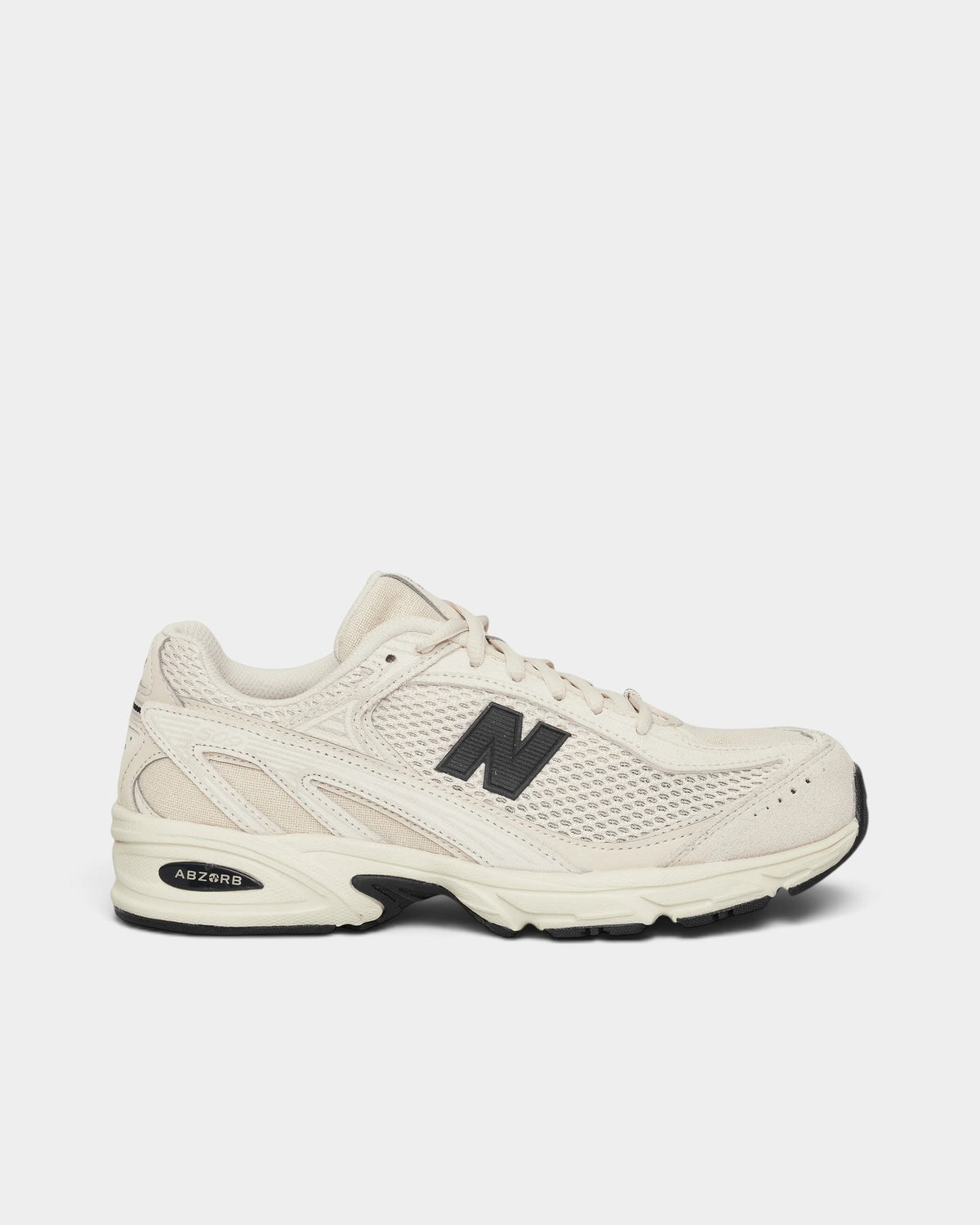 Lockwood Avenue New Balance 509 sneakers in bisque mesh and leather with black accents and ABZORB midsole