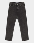 Lockwood Avenue Polar 89! heavyweight black denim pants with a high waist, straight leg, and embroidered pocket detail.