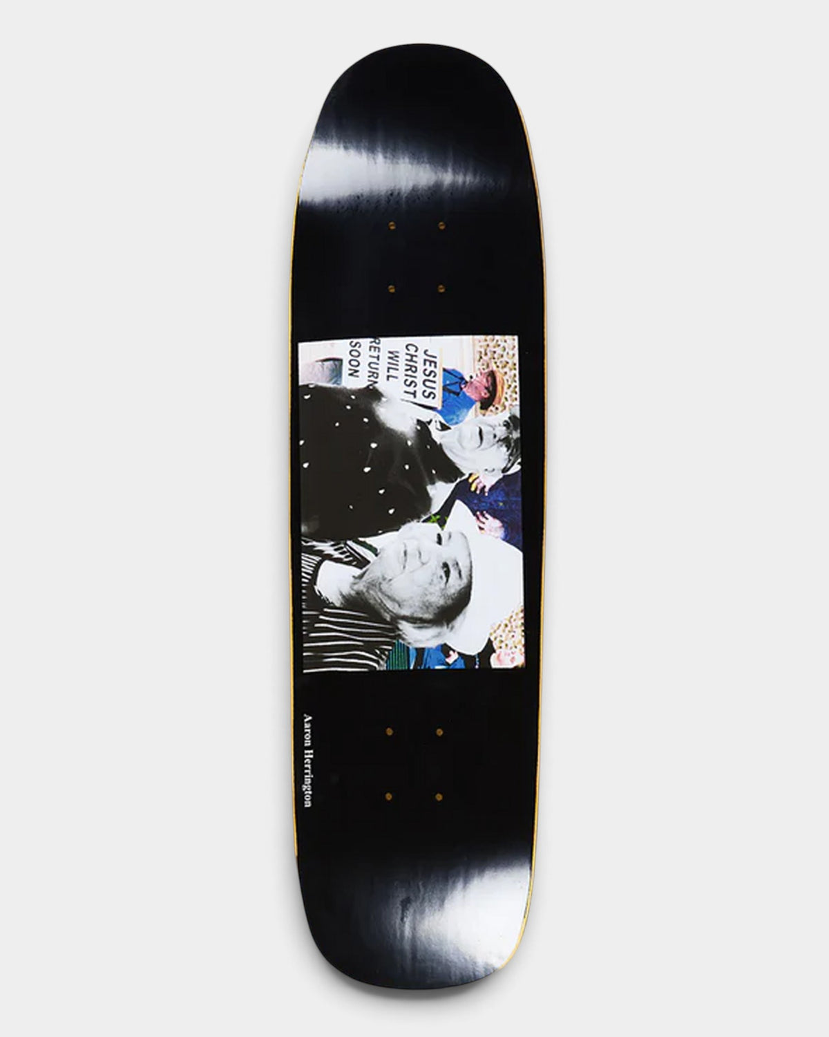 Lockwood Avenue Polar Aaron Herrington Return Soon 8.625 inch skateboard deck with Sirus F Gahan graphic art
