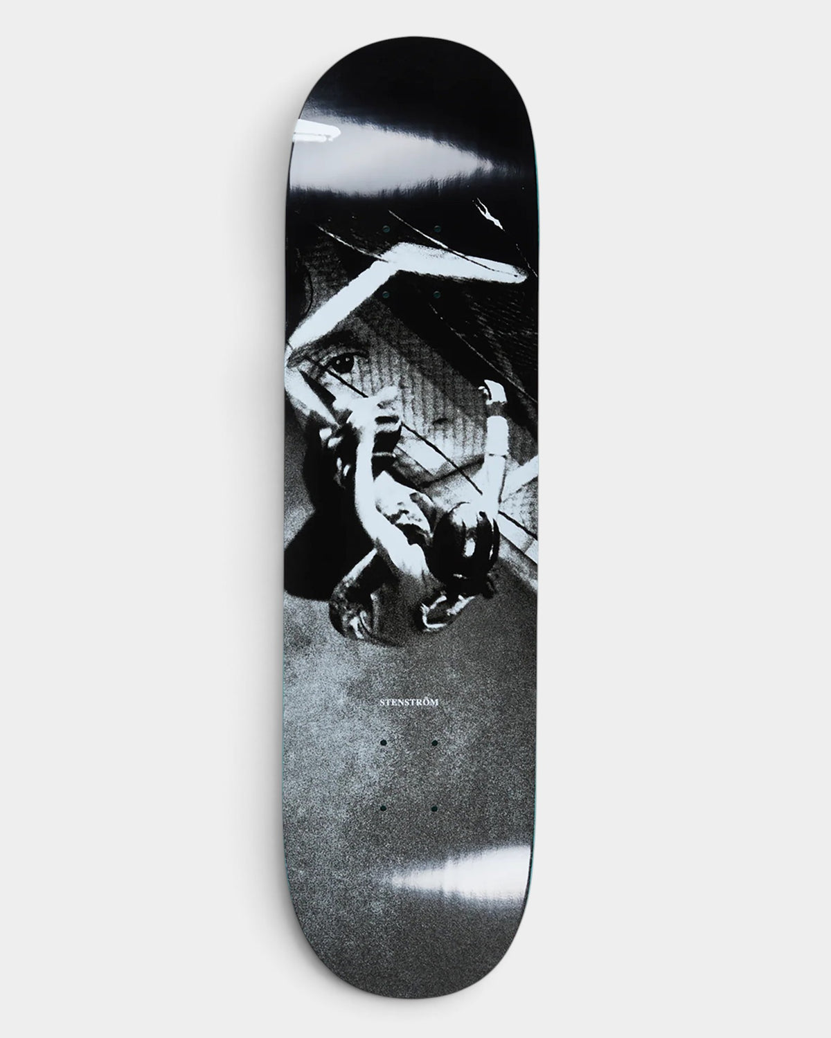 Lockwood Avenue Polar Skate Co. David Stenström Toba 8.25-inch skateboard deck with black and white family photo graphic