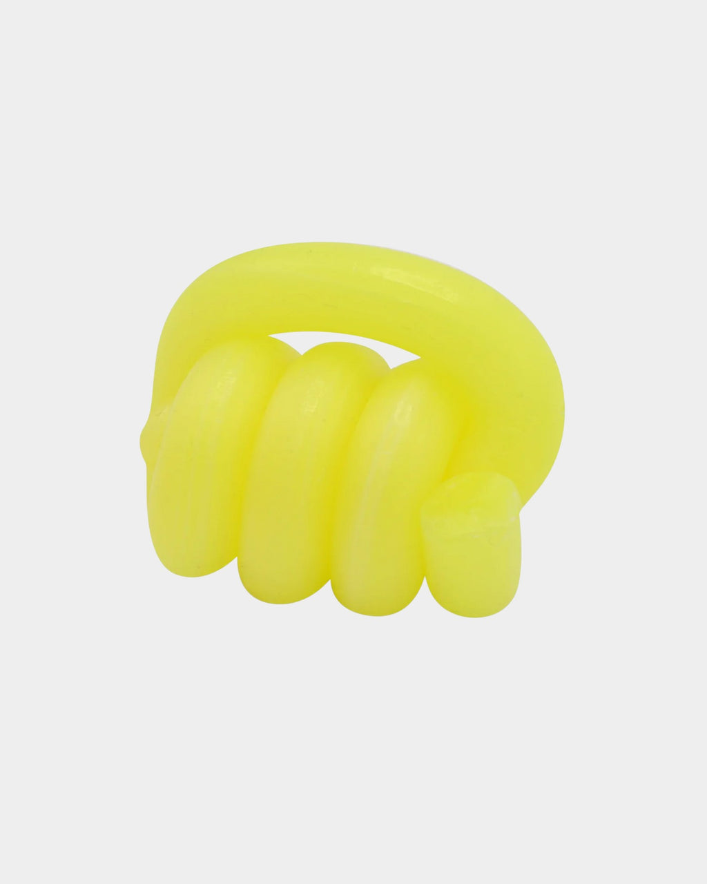 Lockwood Avenue Pop Trading Co Lex Pott yellow wax sculpture for skateboarding or home decor