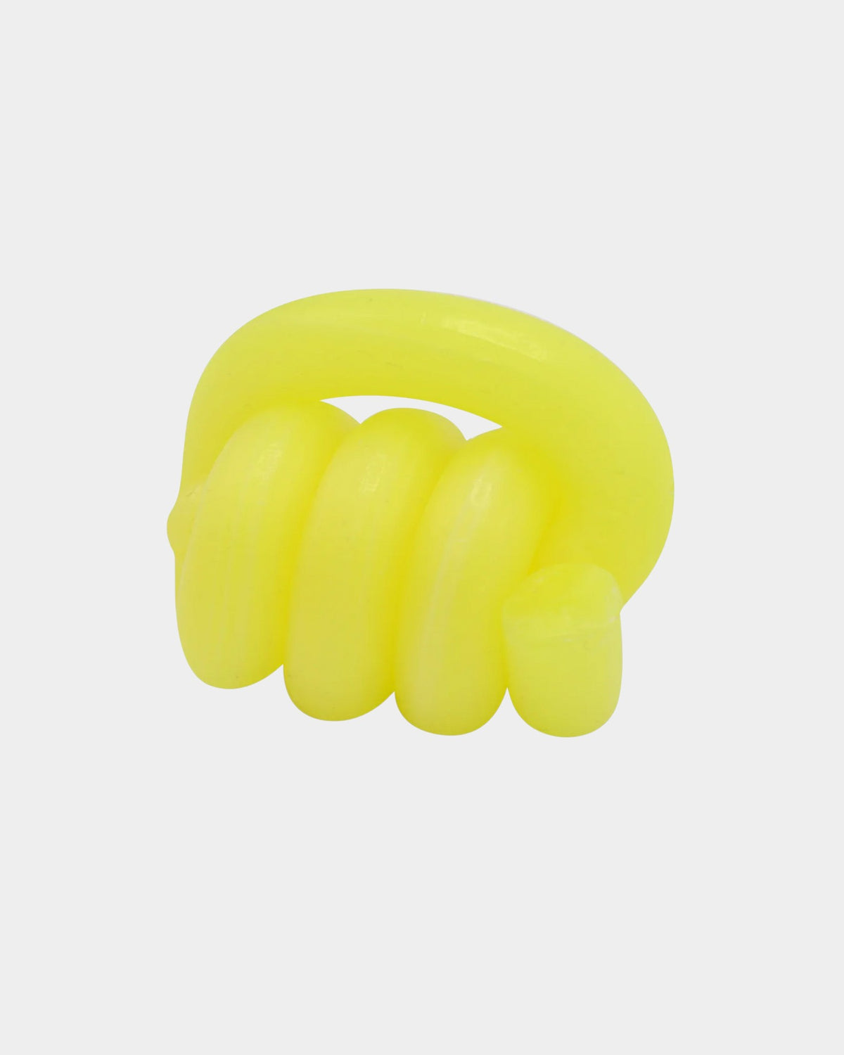 Lockwood Avenue Pop Trading Co Lex Pott yellow wax sculpture for skateboarding or home decor