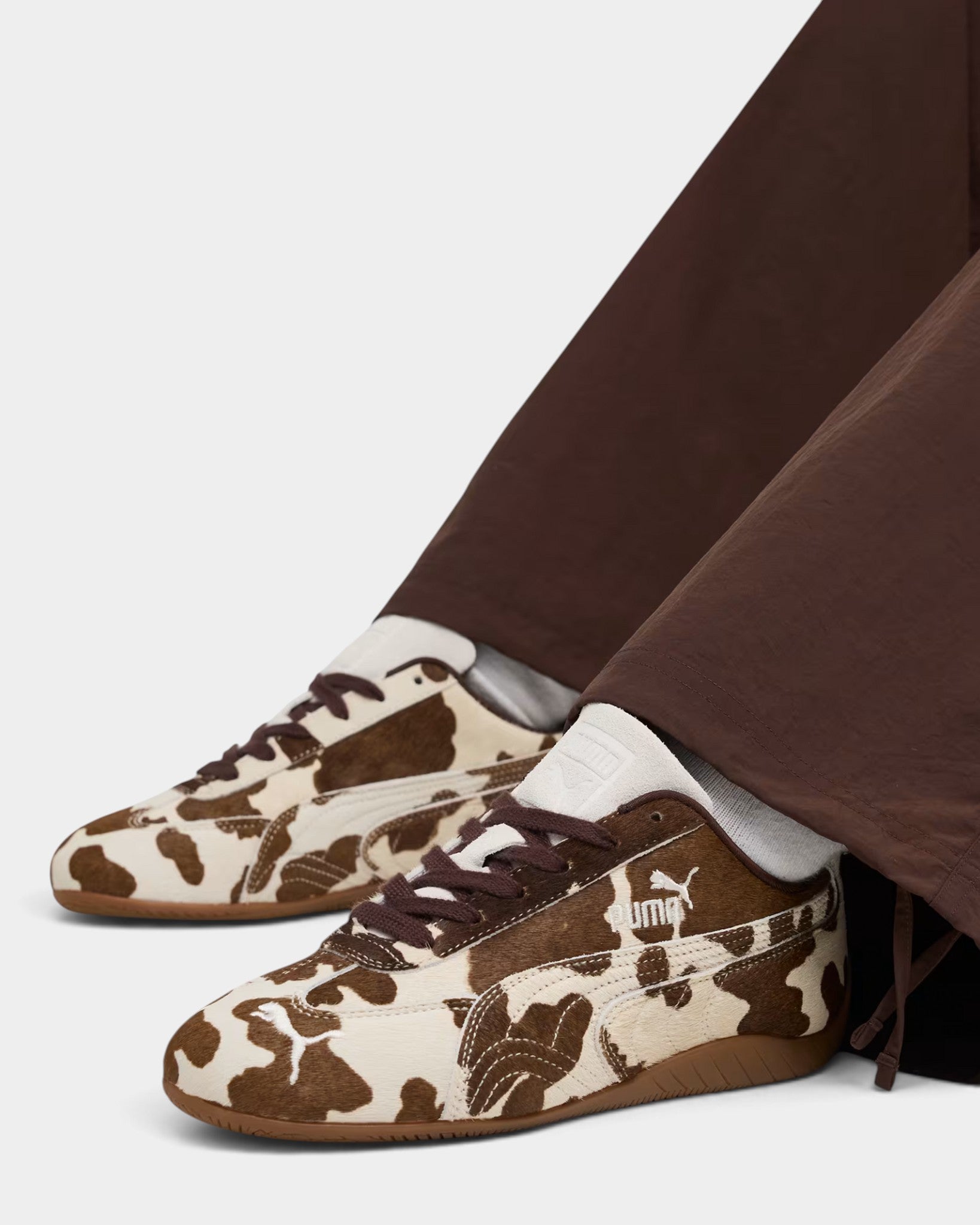Puma Speedcat Shoes - Cow Print – Lockwood Avenue