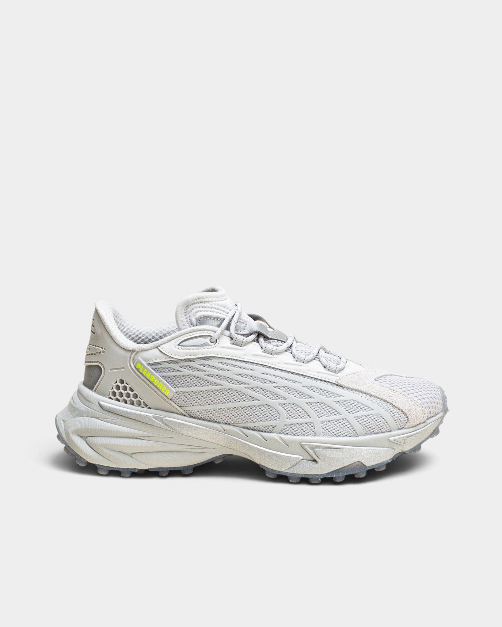 PUMA スニーカー グレー ホワイト Puma Spirex x PLEASURES Shoes - Glacial Gray/Cool Light Gray