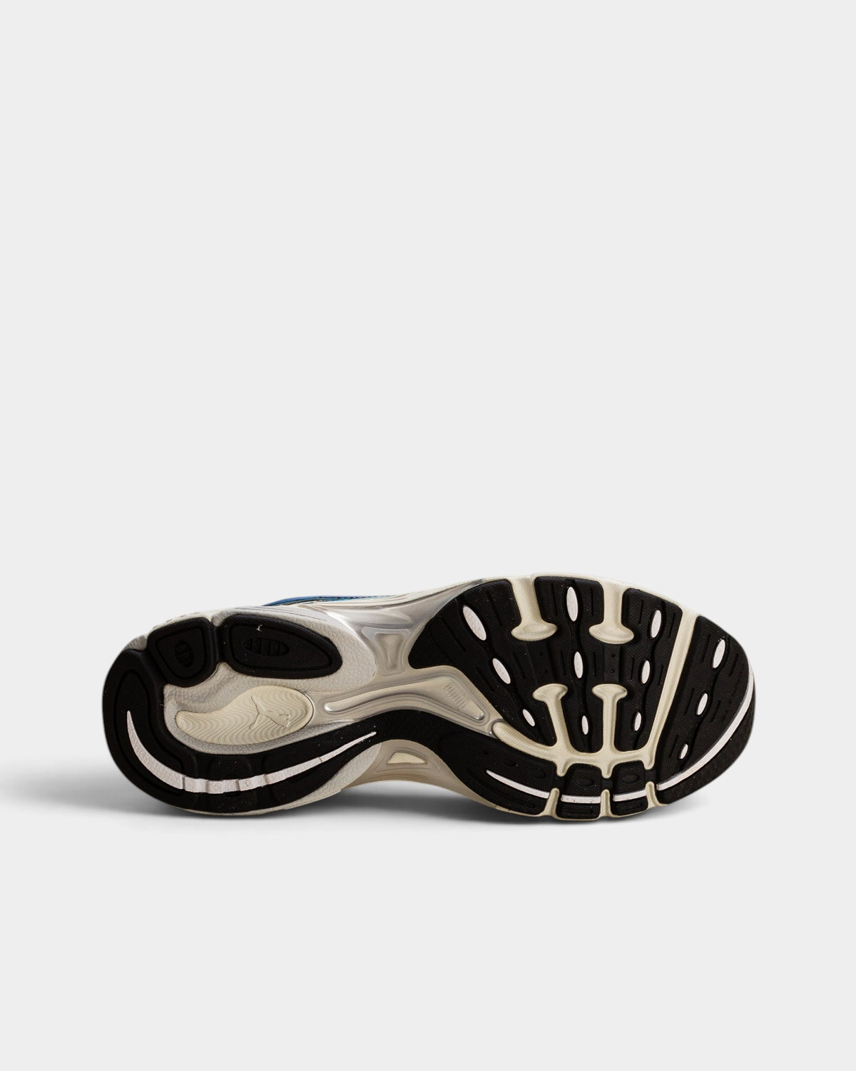 Lockwood Avenue Puma Veritana Sentient sneaker showing the black and white rubber tread pattern on the outsole.