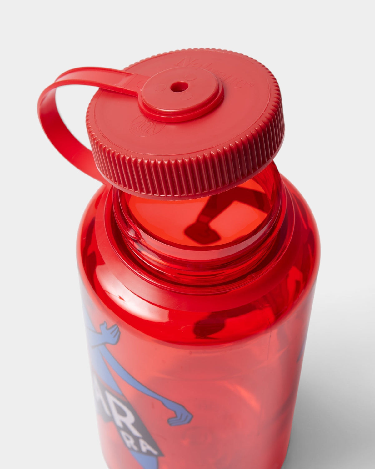 Lockwood Avenue by Parra Water Slapped red BPA-free Nalgene wide-mouth water bottle with graphic print