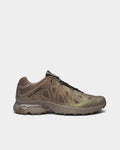 Lockwood Avenue Salomon XT-Whisper Void unisex trail shoes in tonal brown with 3D mesh, TPU overlays, and Quicklace.