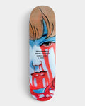 Lockwood Avenue Sci-Fi Fantasy Corey Glick Beheaded 8.38-inch skateboard deck featuring a crying cartoon boy graphic.
