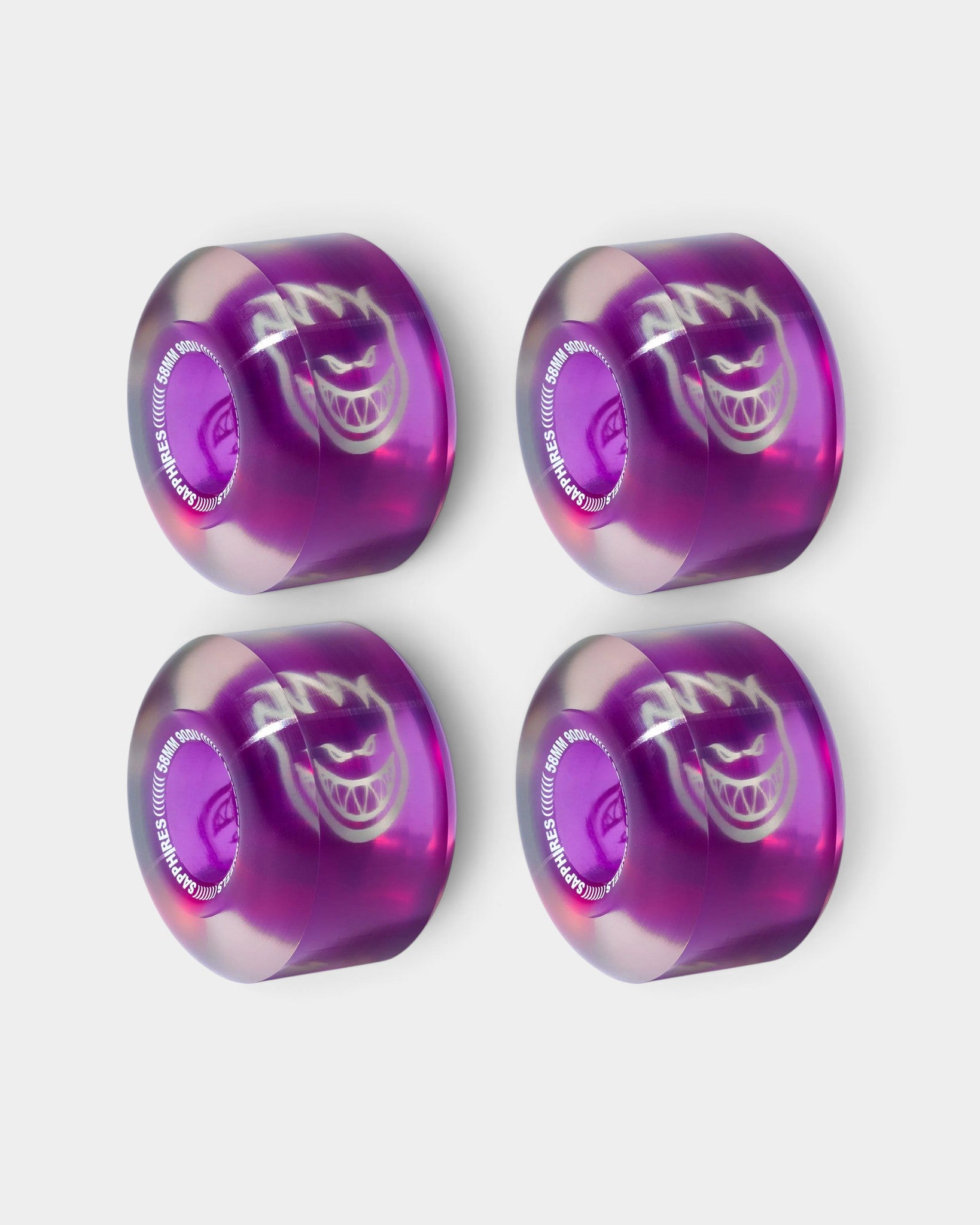 Spitfire Sapphire 90A 58mm Wheels - Clear Purple – Lockwood Avenue