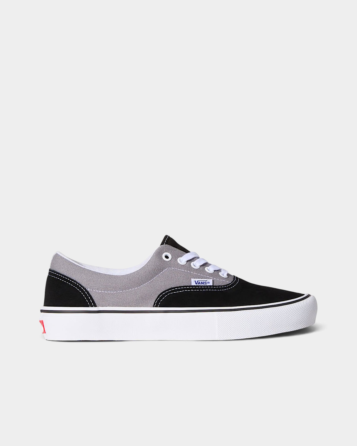 Lockwood Avenue Vans Skate Era low-top sneakers in black and grey canvas with white rubber waffle outsoles.