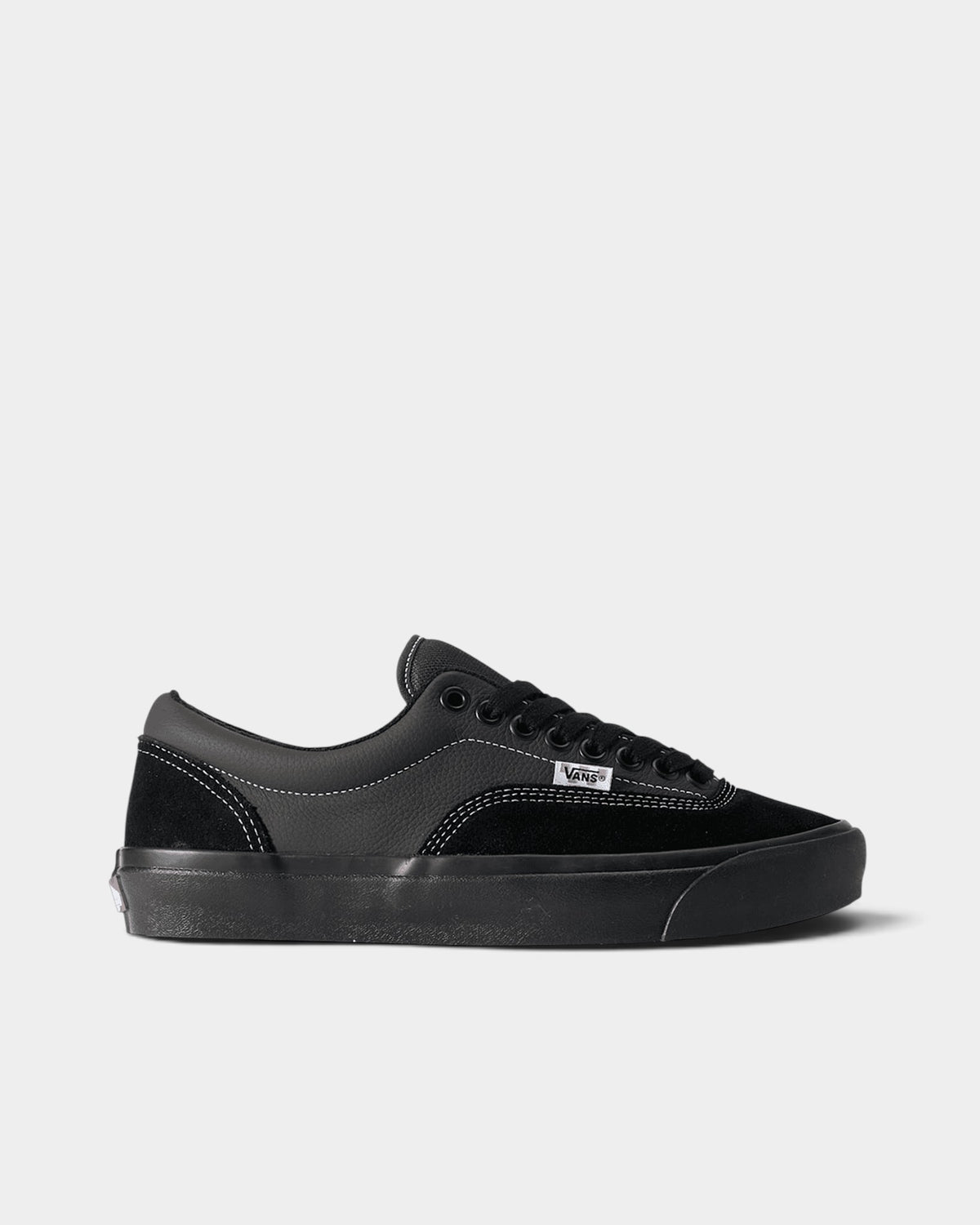 Lockwood Avenue Vans Skate Era Stub shoes in black suede and canvas with a vulcanized rubber sole and stubbed toe.