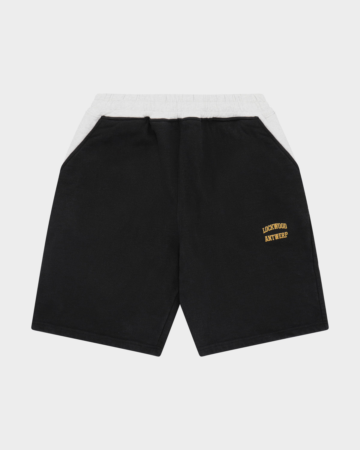 Lockwood Football Sweat Shorts - Black/Grey Melange
