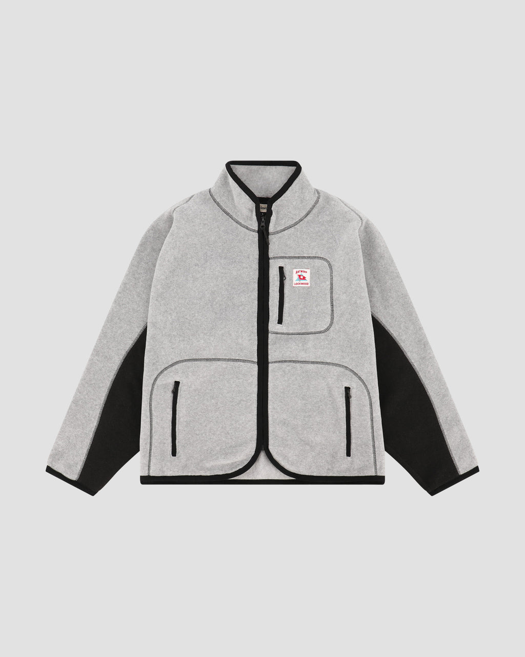 Lockwood Heavyweight Fleece Full Zip Jacket - Grey Melange