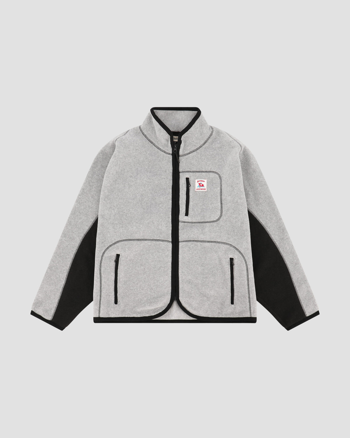 Lockwood Heavyweight Fleece Full Zip Jacket - Grey Melange