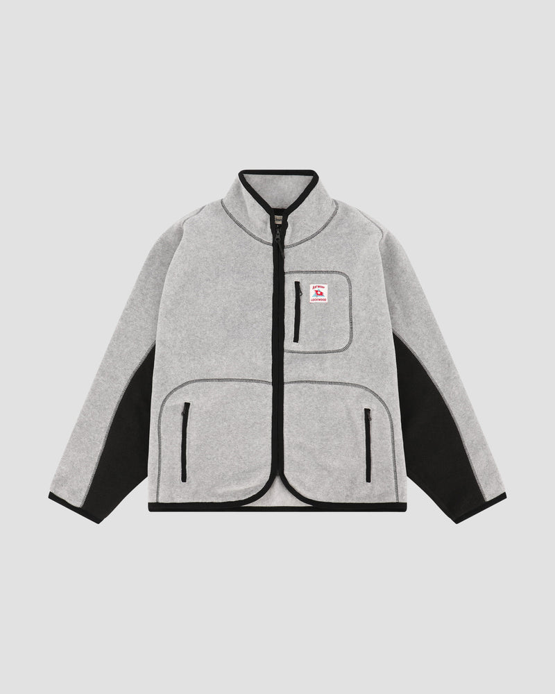 Lockwood Heavyweight Fleece Full Zip Jacket - Grey Melange