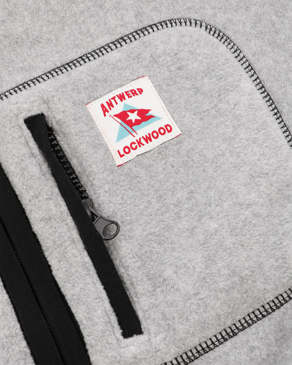 Lockwood Heavyweight Fleece Full Zip Jacket - Grey Melange