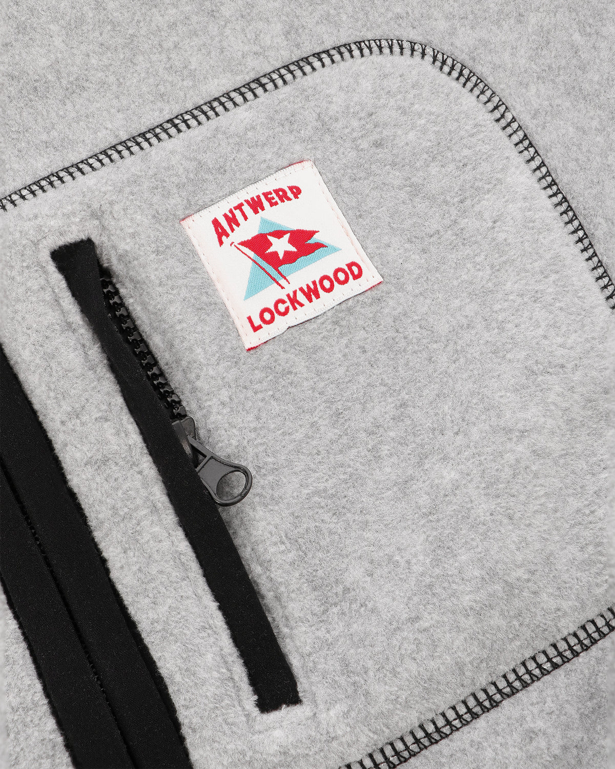 Lockwood Heavyweight Fleece Full Zip Jacket - Grey Melange