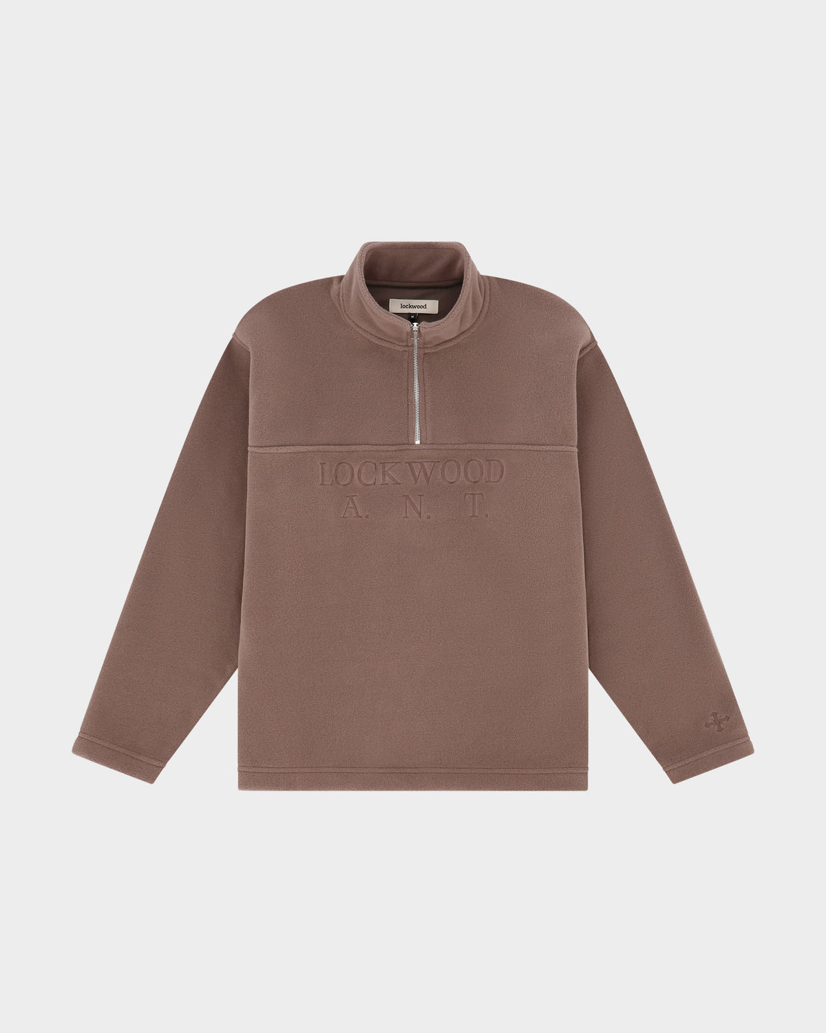 Lockwood Heavyweight Fleece Half Zip - Brown